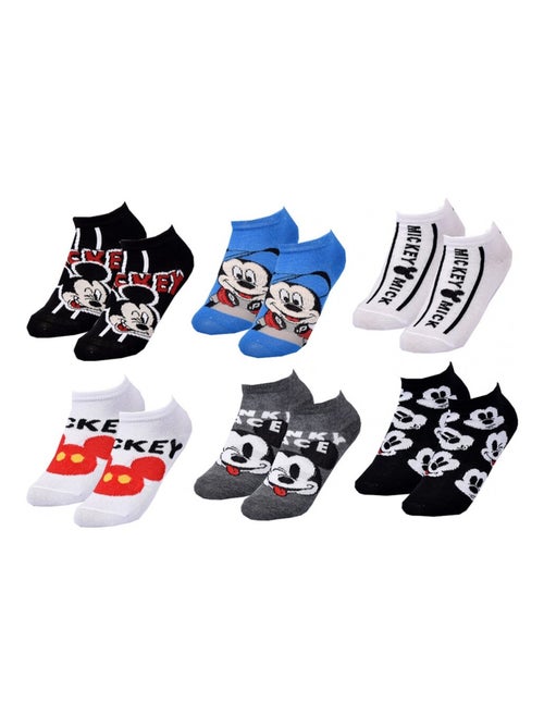 Chaussettes Pack Garçon DISNEY MICKEY MOUSE - Pack de 6 - Kiabi Chaussettes Pack Garçon DISNEY MICKEY MOUSE - Pack de 6 - Kiabi