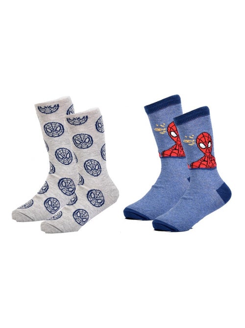 Chaussettes Pack Garçon DISNEY SPIDERMAN - Pack de 2 - Kiabi Chaussettes Pack Garçon DISNEY SPIDERMAN - Pack de 2 - Kiabi