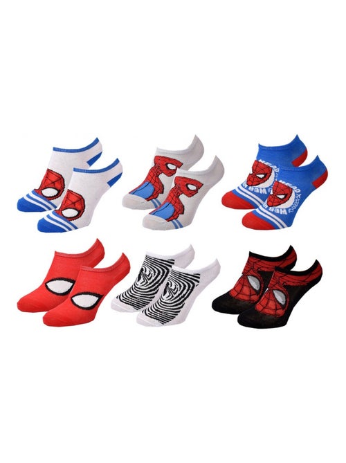 Chaussettes Pack Garçon DISNEY SPIDERMAN - Pack de 6 - Kiabi Chaussettes Pack Garçon DISNEY SPIDERMAN - Pack de 6 - Kiabi