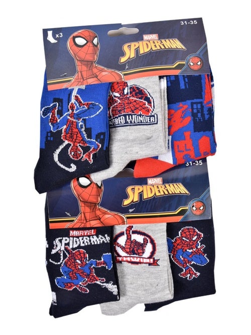 Chaussettes Pack Garçon DISNEY SPIDERMAN - Pack de 6 - Kiabi Chaussettes Pack Garçon DISNEY SPIDERMAN - Pack de 6 - Kiabi