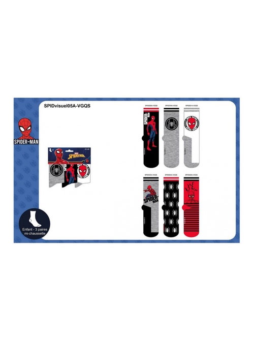 Chaussettes Pack Garçon DISNEY SPIDERMAN - Pack de 6 - Kiabi Chaussettes Pack Garçon DISNEY SPIDERMAN - Pack de 6 - Kiabi