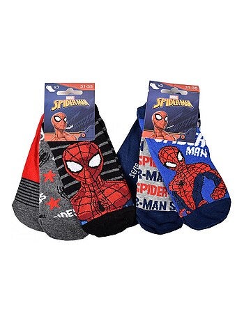 Chaussettes Pack Garçon DISNEY SPIDERMAN - Pack de 9