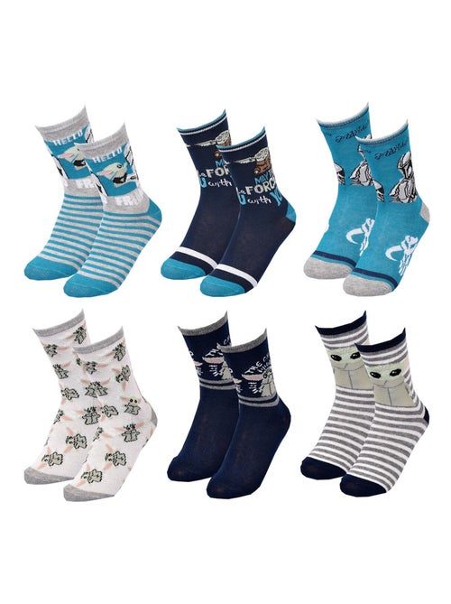 Chaussettes Pack Garçon DISNEY STAR WARS Pack de 6 Paires - Kiabi Chaussettes Pack Garçon DISNEY STAR WARS Pack de 6 Paires - Kiabi