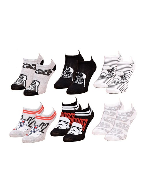 Chaussettes Pack Garçon DISNEY STAR WARS Pack de 6 Paires - Kiabi Chaussettes Pack Garçon DISNEY STAR WARS Pack de 6 Paires - Kiabi