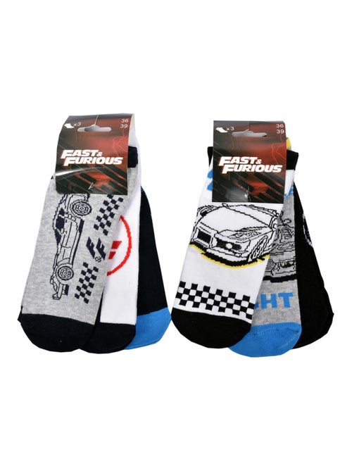 Chaussettes Pack Garçon FAST AND FURIOUS - Pack de 6 - Kiabi Chaussettes Pack Garçon FAST AND FURIOUS - Pack de 6 - Kiabi