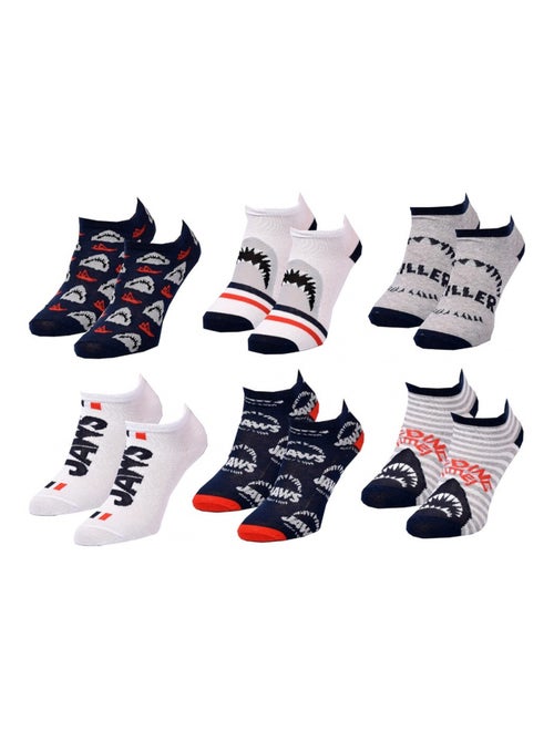 Chaussettes Pack Garçon JAWS - Pack de 6 - Kiabi