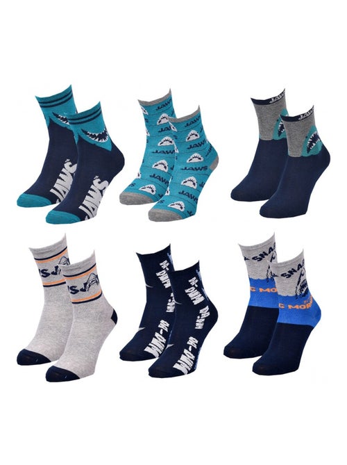 Chaussettes Pack Garçon JAWS - Pack de 9 - Kiabi