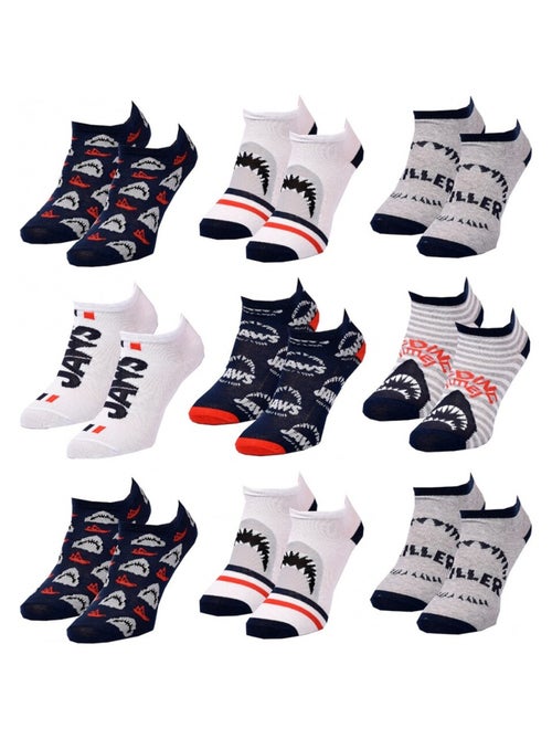 Chaussettes Pack Garçon JAWS - Pack de 9 - Kiabi
