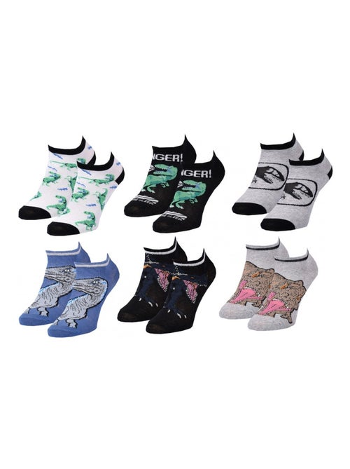 Chaussettes Pack Garçon JURASSIC WORLD - Pack de 6 - Kiabi Chaussettes Pack Garçon JURASSIC WORLD - Pack de 6 - Kiabi