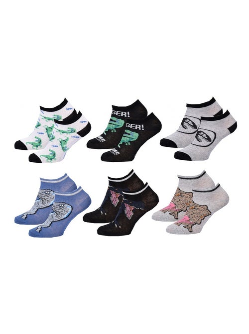 Chaussettes Pack Garçon JURASSIC WORLD - Pack de 6 - Kiabi Chaussettes Pack Garçon JURASSIC WORLD - Pack de 6 - Kiabi
