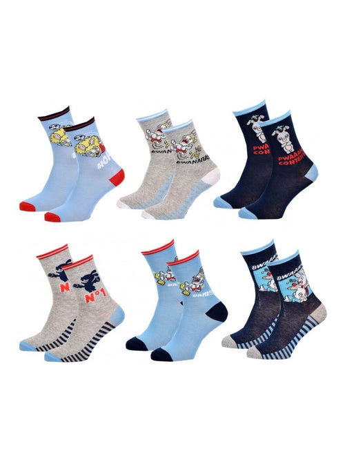 Chaussettes Pack Garçon LAPINS CRETINS - Pack de 6 - Kiabi Chaussettes Pack Garçon LAPINS CRETINS - Pack de 6 - Kiabi