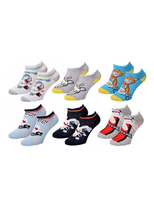 Chaussettes Pack Garçon LAPINS CRETINS - Pack de 6 - Kiabi Chaussettes Pack Garçon LAPINS CRETINS - Pack de 6 - Kiabi