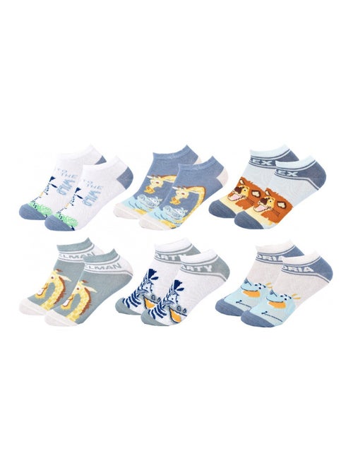 Chaussettes Pack Garçon MADAGASCAR - Pack de 6 - Kiabi