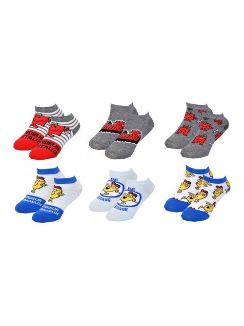 Chaussettes Pack Garçon MONSIEUR MADAME - Pack de 6 - Kiabi Chaussettes Pack Garçon MONSIEUR MADAME - Pack de 6 - Kiabi