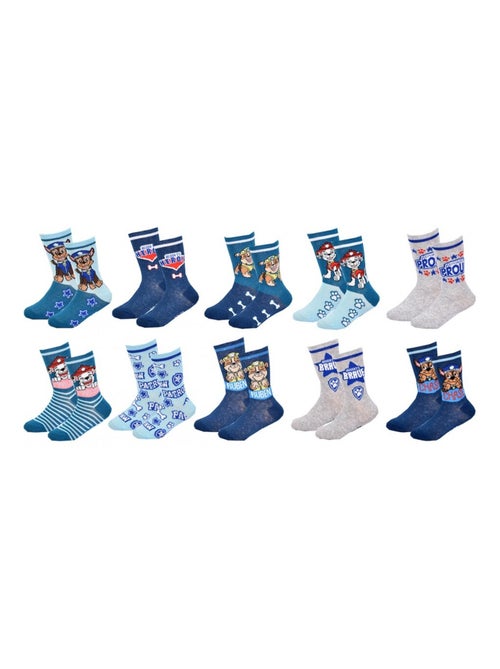Chaussettes Pack Garçon PAT PATROUILLE - Pack de 10 - Kiabi