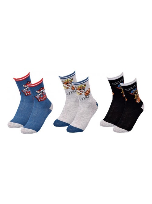 Chaussettes Pack Garçon PAT PATROUILLE - Pack de 3 - Kiabi Chaussettes Pack Garçon PAT PATROUILLE - Pack de 3 - Kiabi