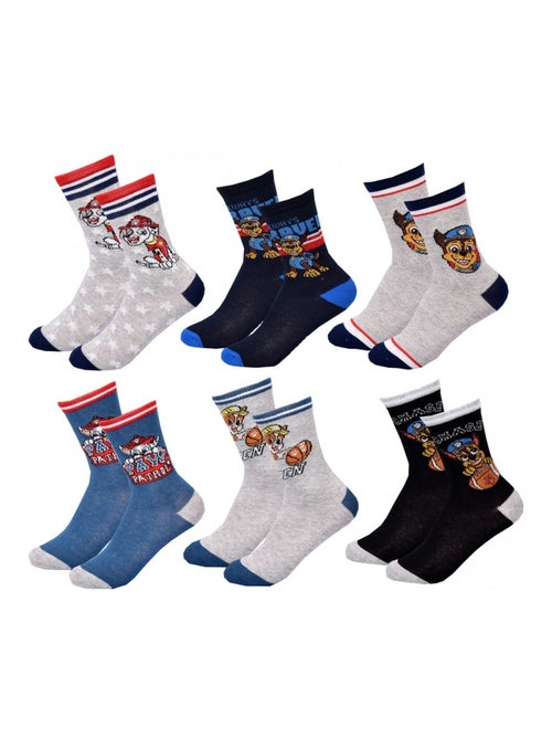 Chaussettes Pack Garçon PAT PATROUILLE - Pack de 6 - Kiabi Chaussettes Pack Garçon PAT PATROUILLE - Pack de 6 - Kiabi