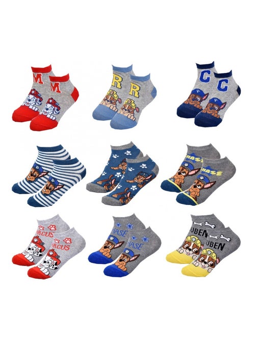 Chaussettes Pack Garçon PAT PATROUILLE - Pack de 9 - Kiabi