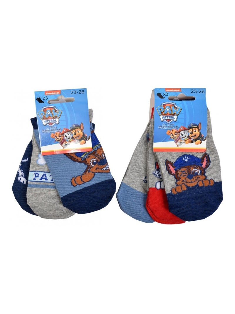 Chaussettes Pack Garçon PAT PATROUILLE - Pack de 9 Gris Multicolore Gris - Kiabi