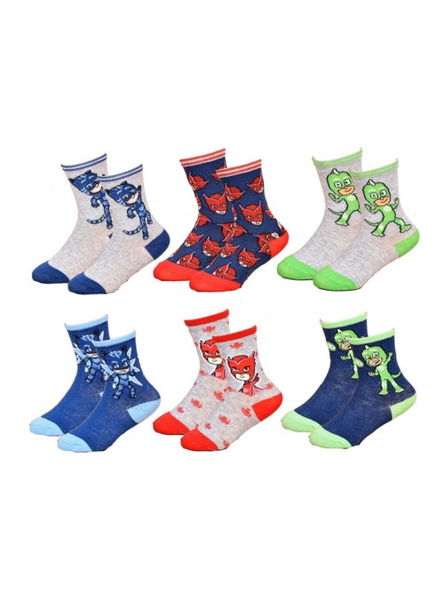 Chaussettes Pack Garçon PYJAMASQUE - Pack de 6 - Kiabi Chaussettes Pack Garçon PYJAMASQUE - Pack de 6 - Kiabi