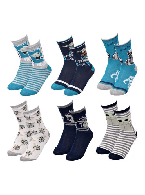 Chaussettes Pack Garçon STAR WARS - Pack de 6 - Kiabi Chaussettes Pack Garçon STAR WARS - Pack de 6 - Kiabi