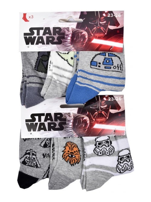 Chaussettes Pack Garçon STAR WARS - Pack de 6 - Kiabi Chaussettes Pack Garçon STAR WARS - Pack de 6 - Kiabi