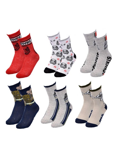 Chaussettes Pack Garçon STAR WARS - Pack de 6 - Kiabi Chaussettes Pack Garçon STAR WARS - Pack de 6 - Kiabi