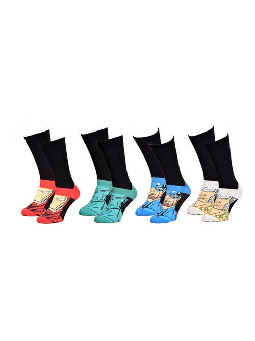 Chaussettes Pack HOMME AVENGERS - Pack de 8 - Kiabi Chaussettes Pack HOMME AVENGERS - Pack de 8 - Kiabi