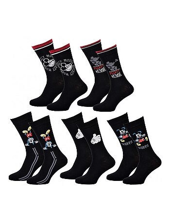 Chaussettes Pack Homme DISNEY MICKEY MOUSE - Pack de 5
