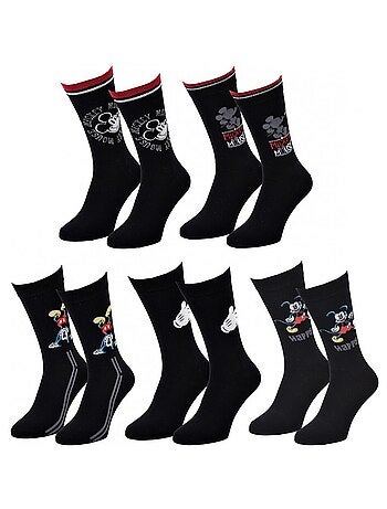 Chaussettes Pack Homme DISNEY MICKEY MOUSE - Pack de 5