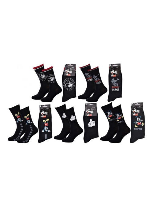 Chaussettes Pack Homme DISNEY MICKEY MOUSE - Pack de 5 - Kiabi Chaussettes Pack Homme DISNEY MICKEY MOUSE - Pack de 5 - Kiabi