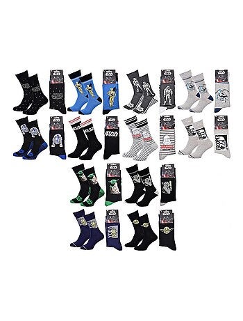 Chaussettes Pack Homme DISNEY STAR WARS - Pack de 12