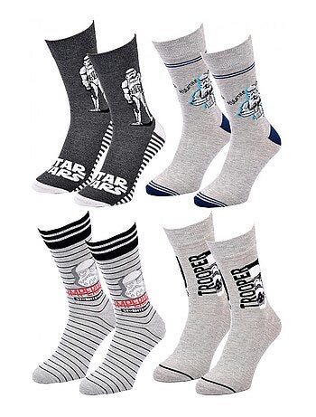 Chaussettes Pack Homme DISNEY STAR WARS - Pack de 4