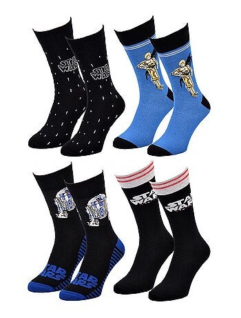 Chaussettes Pack Homme DISNEY STAR WARS - Pack de 4