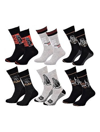 Chaussettes Pack Homme DISNEY STAR WARS - Pack de 6