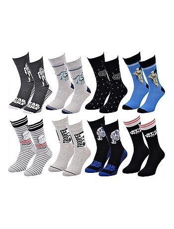 Chaussettes Pack Homme DISNEY STAR WARS - Pack de 8
