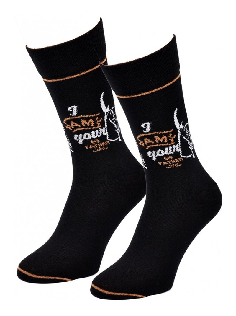 Chaussettes Pack Homme DISNEY STAR WARS Noir Doré Blanc - Kiabi