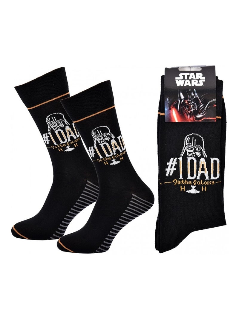 Chaussettes Pack Homme DISNEY STAR WARS Noir Doré Noir - Kiabi