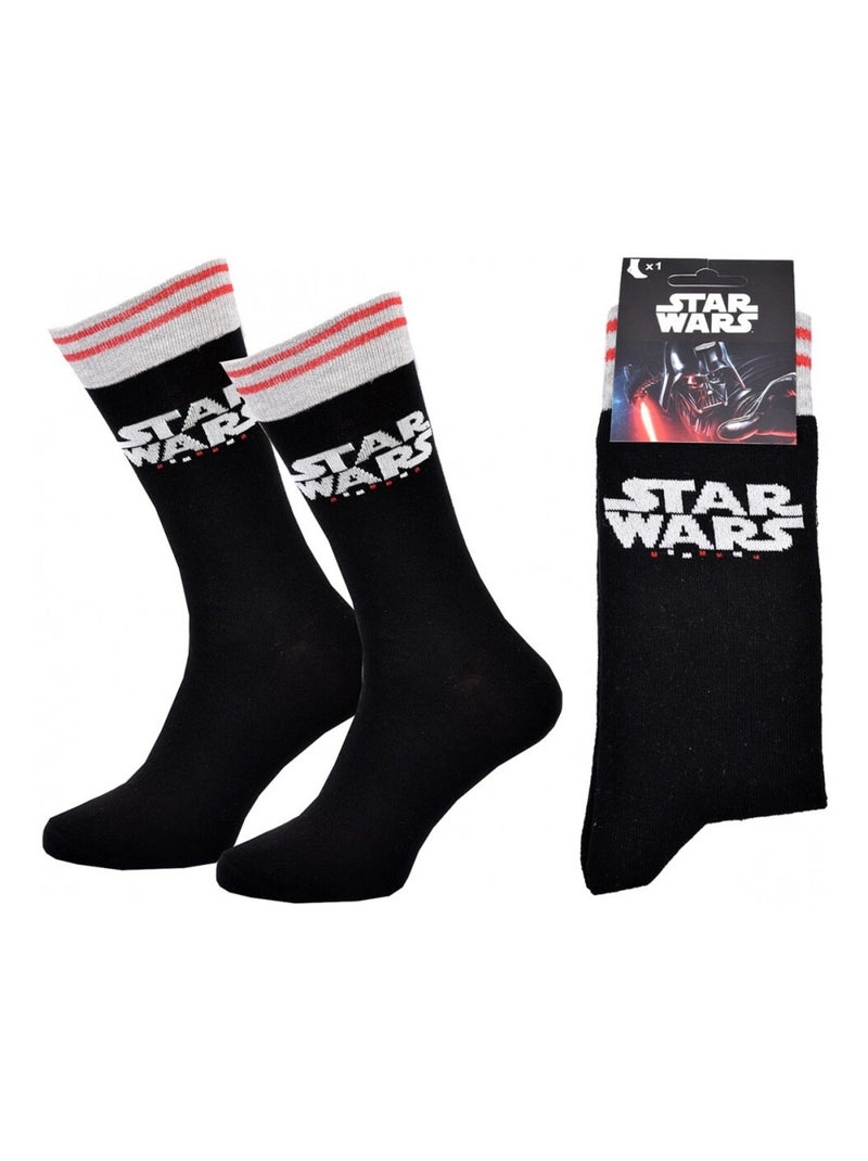 Chaussettes Pack Homme DISNEY STAR WARS Noir Gris Blanc Rouge - Kiabi
