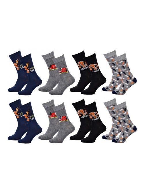 Chaussettes Pack HOMME HOT STUFF - Pack de 8 - Kiabi Chaussettes Pack HOMME HOT STUFF - Pack de 8 - Kiabi