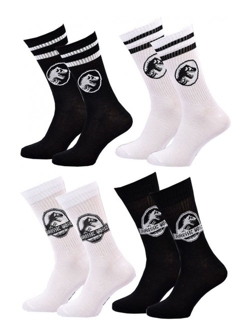 Chaussettes Pack HOMME JURASSIC WORLD - Pack de 4 - Kiabi Chaussettes Pack HOMME JURASSIC WORLD - Pack de 4 - Kiabi