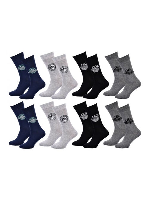 Chaussettes Pack HOMME JURASSIC WORLD - Pack de 8 - Kiabi Chaussettes Pack HOMME JURASSIC WORLD - Pack de 8 - Kiabi