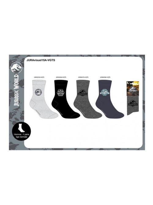 Chaussettes Pack HOMME JURASSIC WORLD - Pack de 8 - Kiabi Chaussettes Pack HOMME JURASSIC WORLD - Pack de 8 - Kiabi