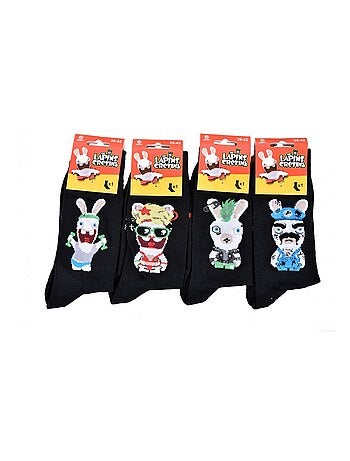 Chaussettes Pack HOMME LAPINS CRETINS - Pack de 9