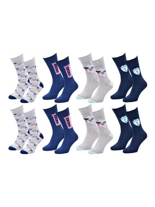 Chaussettes Pack HOMME MIAMI VICE - Pack de 8 - Kiabi Chaussettes Pack HOMME MIAMI VICE - Pack de 8 - Kiabi