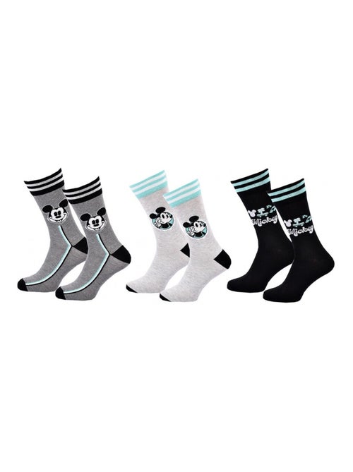 Chaussettes Pack HOMME MICKEY - Pack de 3 - Kiabi Chaussettes Pack HOMME MICKEY - Pack de 3 - Kiabi