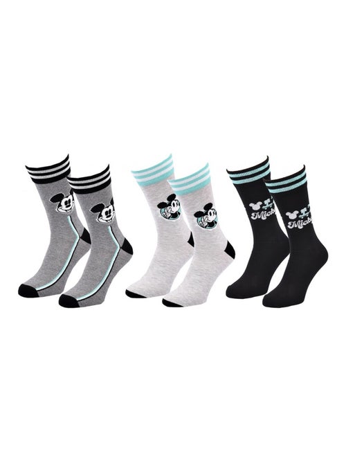 Chaussettes Pack HOMME MICKEY - Pack de 3 - Kiabi Chaussettes Pack HOMME MICKEY - Pack de 3 - Kiabi