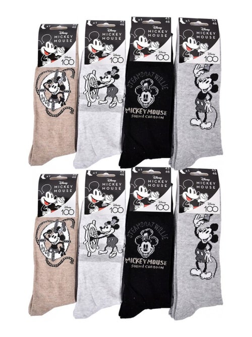 Chaussettes Pack HOMME MICKEY - Pack de 8 - Kiabi Chaussettes Pack HOMME MICKEY - Pack de 8 - Kiabi