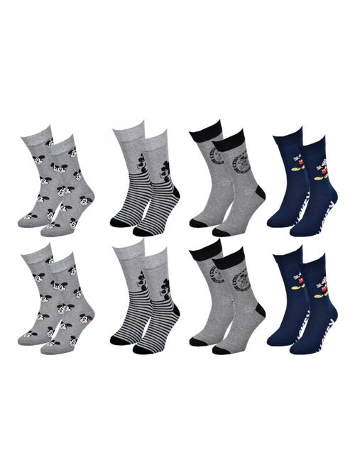 Chaussettes Pack HOMME MICKEY - Pack de 8 - Kiabi Chaussettes Pack HOMME MICKEY - Pack de 8 - Kiabi