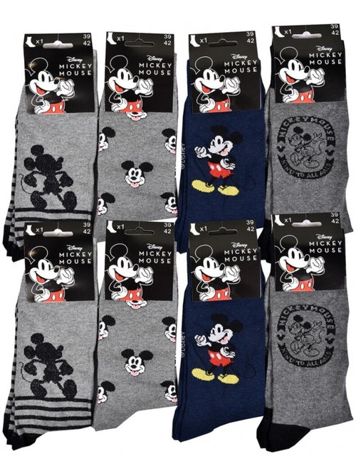 Chaussettes Pack HOMME MICKEY - Pack de 8 - Kiabi Chaussettes Pack HOMME MICKEY - Pack de 8 - Kiabi